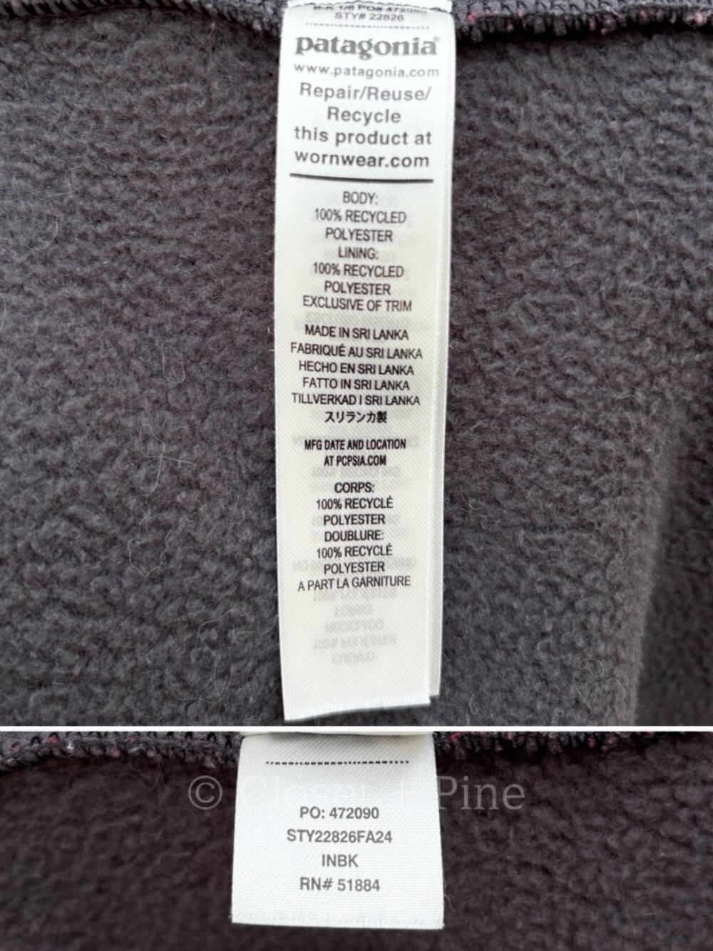 Patagonia Retro Pile Vest Ink Black Size XL Fleece - Picture 11 of 13